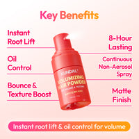 KUNDAL Volumizing Hair Powder, Vanilla Pistachio, 0.42 oz, 12g