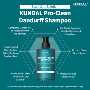 Pro-Deep Cleansing Dandruff Relief Shampoo 300ml [2 Scent]