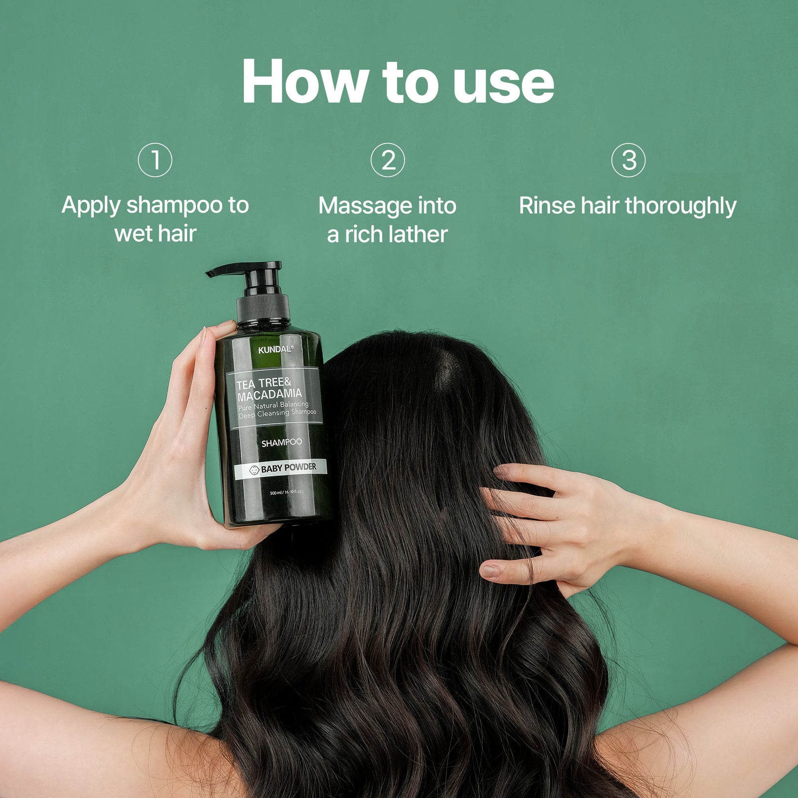 Tea Tree & Macadamia Deep Cleansing Shampoo 16.9fl. oz – KUNDAL