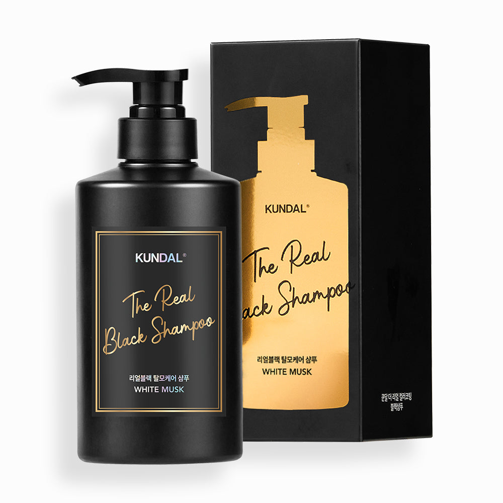 The Real Color Coating Black Shampoo 500ml - White Musk