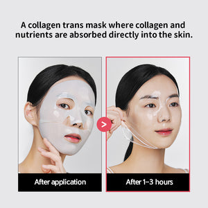 NACIFIC Collagen Gel Facial Mask (Rice Peptide / Green Tea Cica) 4EA Set