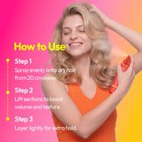 KUNDAL Texture Hair Spary, Vanilla Pistachio, 6.59 fl oz, 195ml
