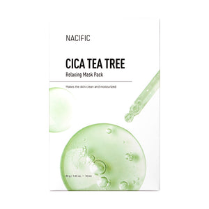 Cica Tea Tree Relaxing Mask Pack 10EA