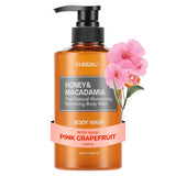 HONEY & MACADAMIA PURE BODY WASH 16.9fl. oz. - Pink Grapefruit