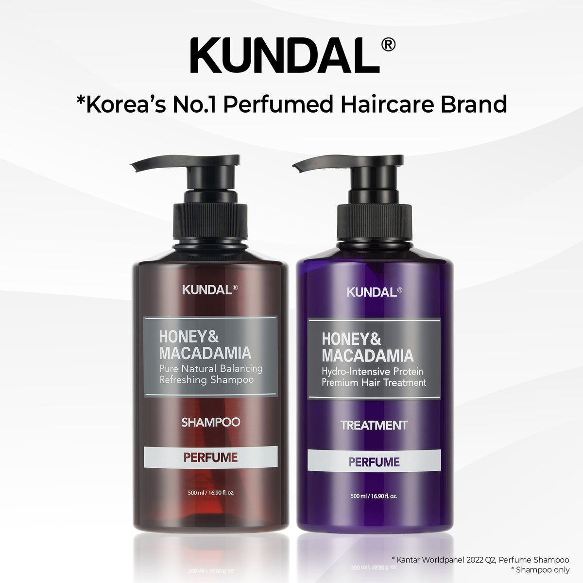 KUNDAL Honey and Macadamia Shampoo and Treatment duo