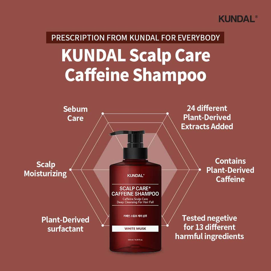 CAFFEINE SCALP SHAMPOO - CHERRY BLOSSOM – KUNDAL