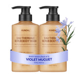 EAU THERMALE SCRUB BODY WASH 2 SET 16.9fl. oz. each [2 scents]
