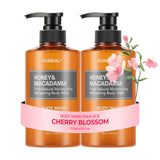 HONEY & MACADAMIA PURE BODY WASH 2 Set Total 33.8 fl. oz.