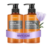 HONEY & MACADAMIA PURE BODY WASH 2 Set Total 33.8 fl. oz.