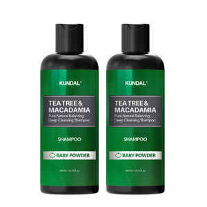 Tea Tree & Macadamia Deep Cleansing Shampoo 300ml X 2ea [3 Scent]