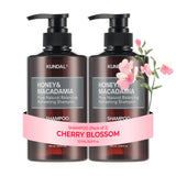 Honey & Macadamia Shampoo 2 SET Total 33.8fl. oz.  - Cherry Blossom