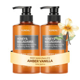 HONEY & MACADAMIA PURE BODY WASH 2 Set Total 33.8 fl. oz.