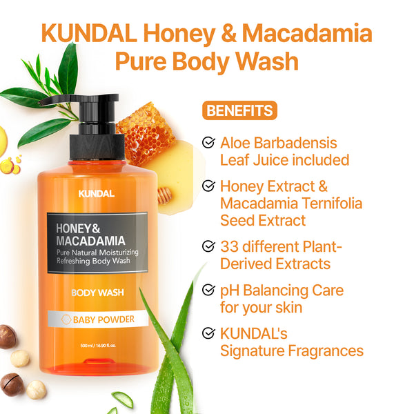Pure Body Wash 500ml - English Rose