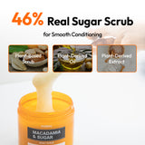 MACADAMIA & SUGAR BODY SCRUB 19.4oz. - [White Musk]