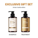 KUNDAL Shampoo & Treatment Set Holiday Edition 10.14 fl. oz. each - AMBER VANILLA