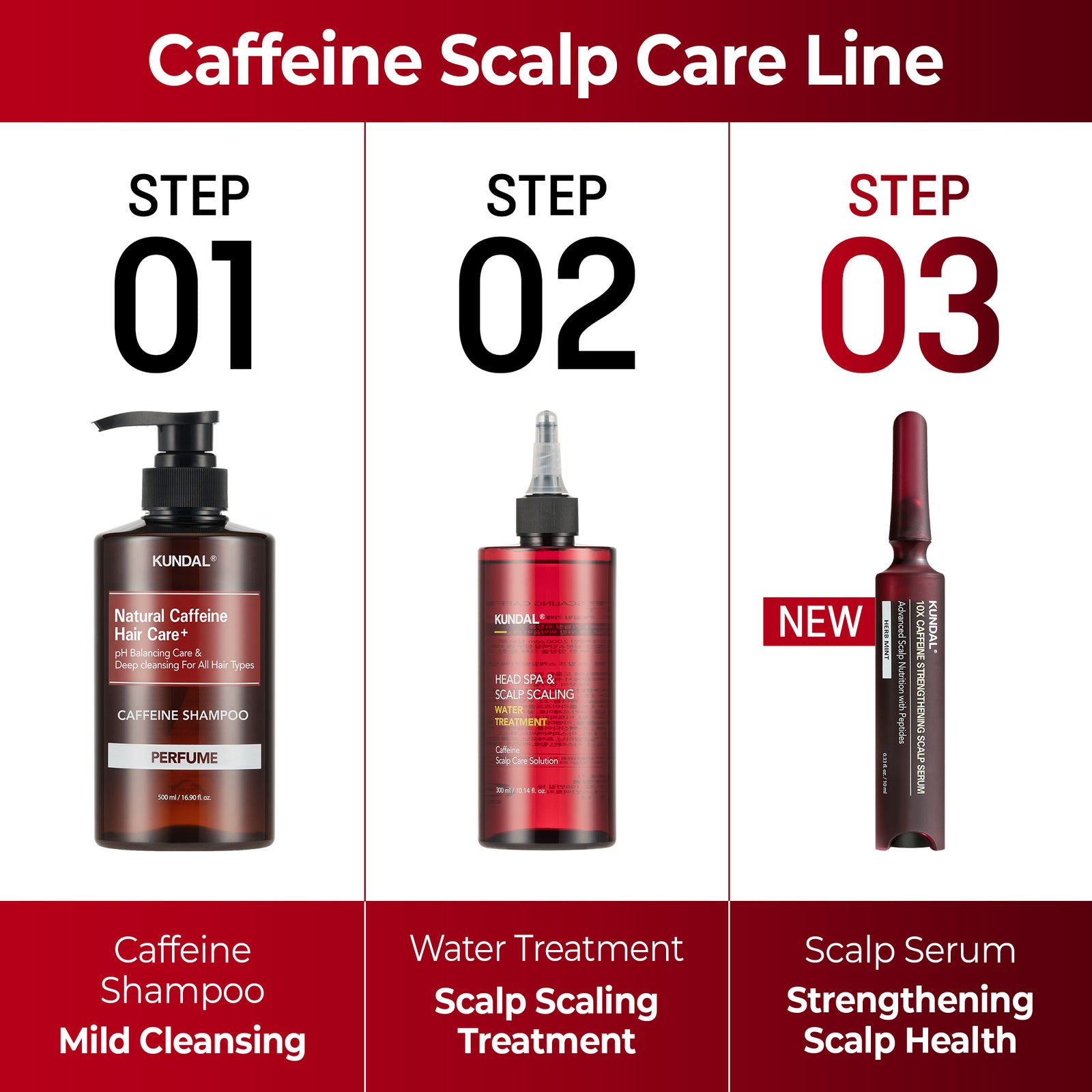 CAFFEINE SCALP SHAMPOO - CHERRY BLOSSOM – KUNDAL