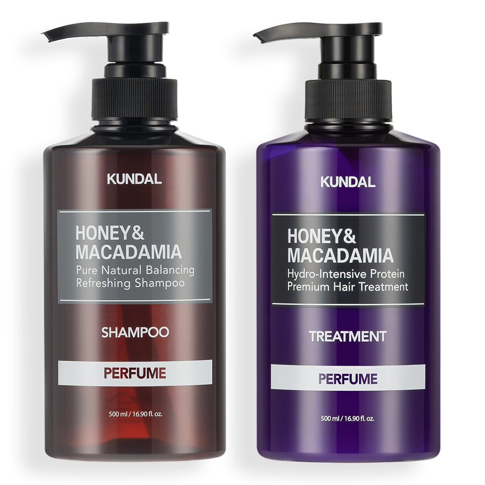 KUNDAL Cherry Blossom Edition Honey Macadamia Shampoo Treatment Set