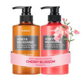 KUNDAL Honey & Macadamia Body Wash & Body Lotion Set [5 scents]