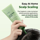 MATCHA & KALE CLARIFYING SEA SALT SCALP SCRUB 7.05 oz - HERB MINT