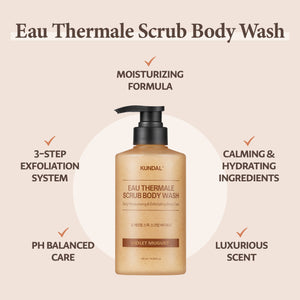 Eau Thermale Scrub Body Wash 500ml 2 SET - Violet Muguet