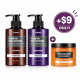 [Limited Offer] Honey & Macadamia Hair Duo + $9 Scrub