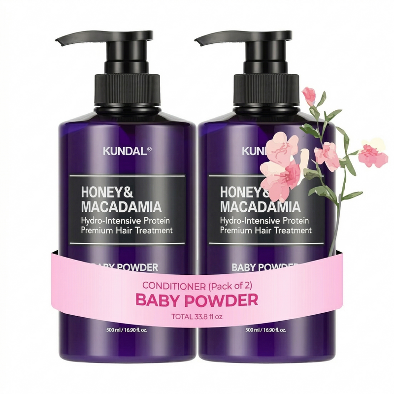 Honey & Macadamia Hair Treatment 2 SET Total 33.8fl. oz. - Baby