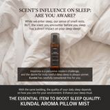 KUNDAL AROMA PILLOW MIST 5.07 fl oz [3 scents]