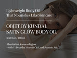OBJET BY KUNDAL SATIN GLOW BODY OIL 3.38 fl.oz. - GLOWING ORCHARD