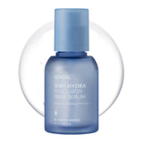 Kundal Airy Hydra Hyaluron Hair Serum bottle on a white background AIRY HYDRA HYALURON HAIR SERUM 1.69fl. oz. IN BLOSSOM BREEZE SCENT FOR LIGHTWEIGHT HYDRATION AND VOLUME.