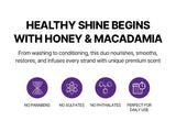 HONEY & MACADAMIA PURE NATURAL SHAMPOO 3.38fl. oz. - BABY POWDER